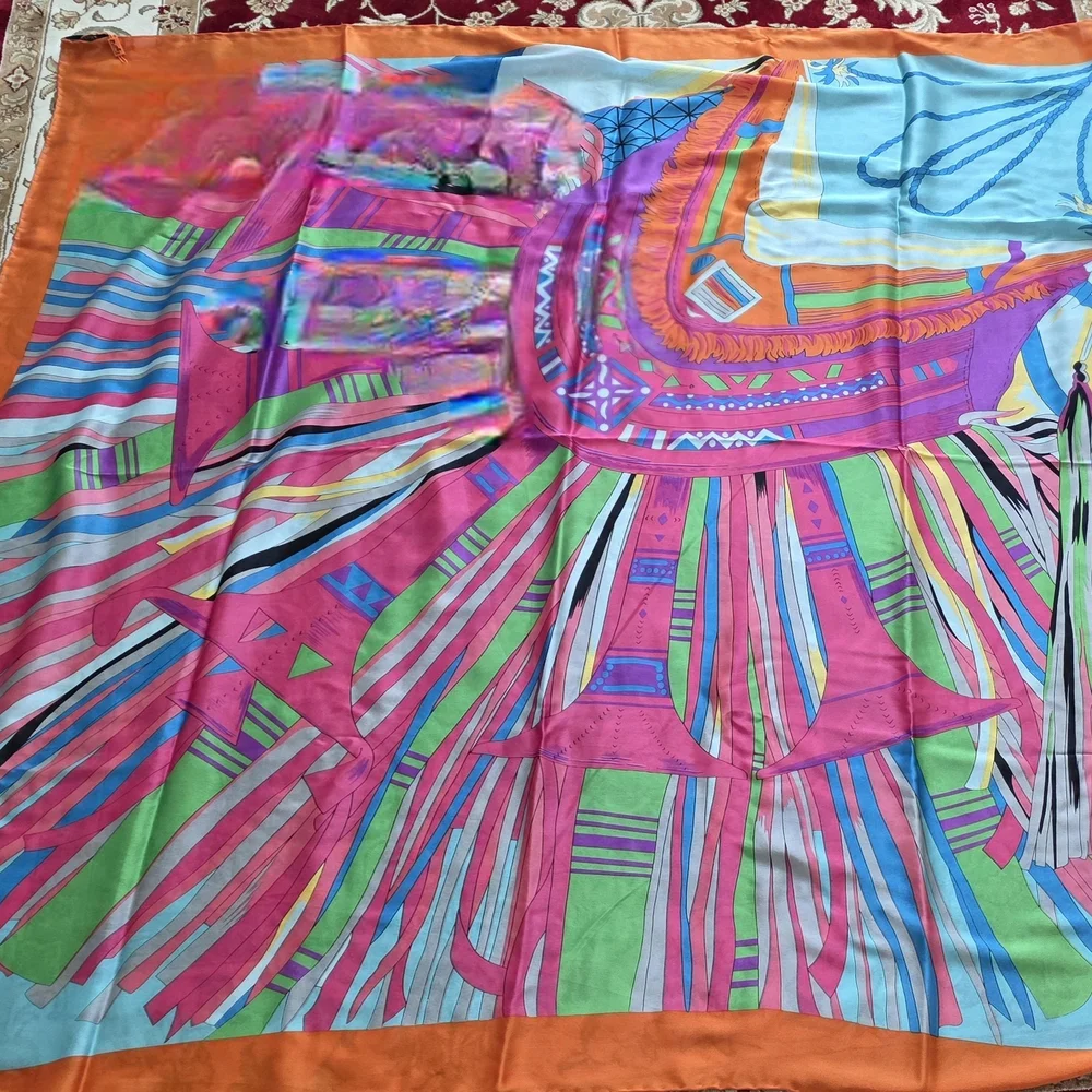 N/A vibrant scarf